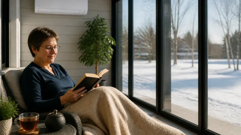 Quelle est la solution la plus rentable pour chauffer une véranda en hiver ?