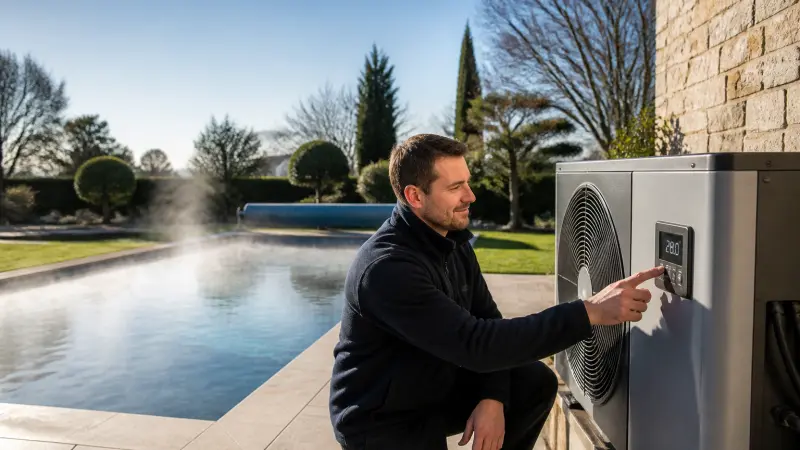 Comment une pompe à chaleur chauffe-t-elle l’eau de la piscine ?