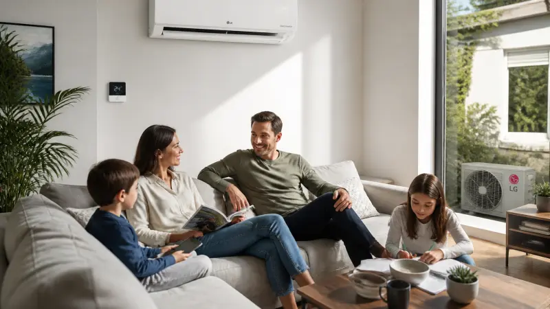 Comment une clim réversible LG assure-t-elle à la fois chauffage et rafraîchissement ?