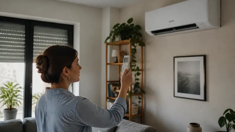Comment utiliser efficacement la télécommande Mitsubishi pour programmer sa clim réversible ?